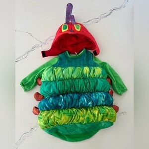 Vibrant Eric Carle Caterpillar Costume 12-18 M